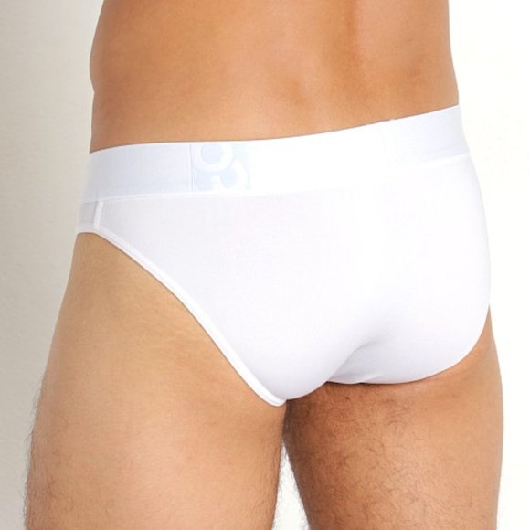 Ergowear Men's Hip Bikini Brief,  White, Pouch, XL (fits a large - IMHO) - Picture 2 of 6